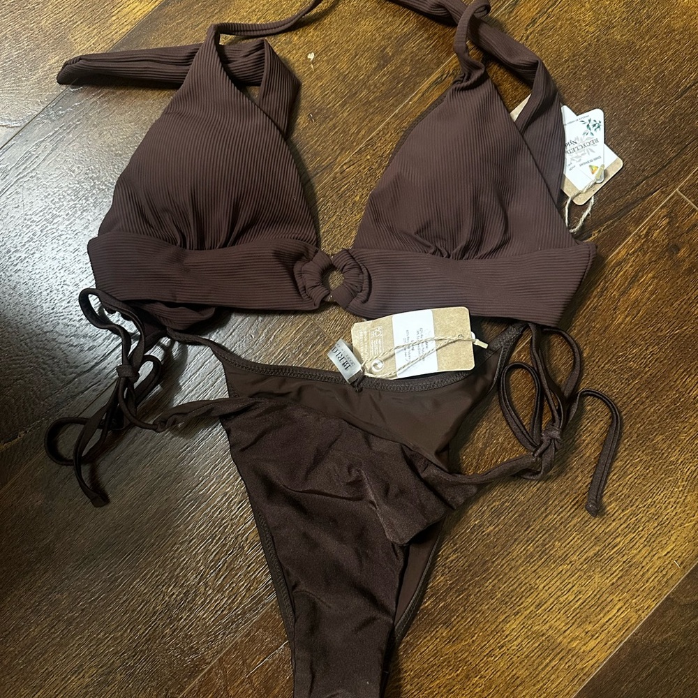 BNWT Chocolate Brown Bikini Set